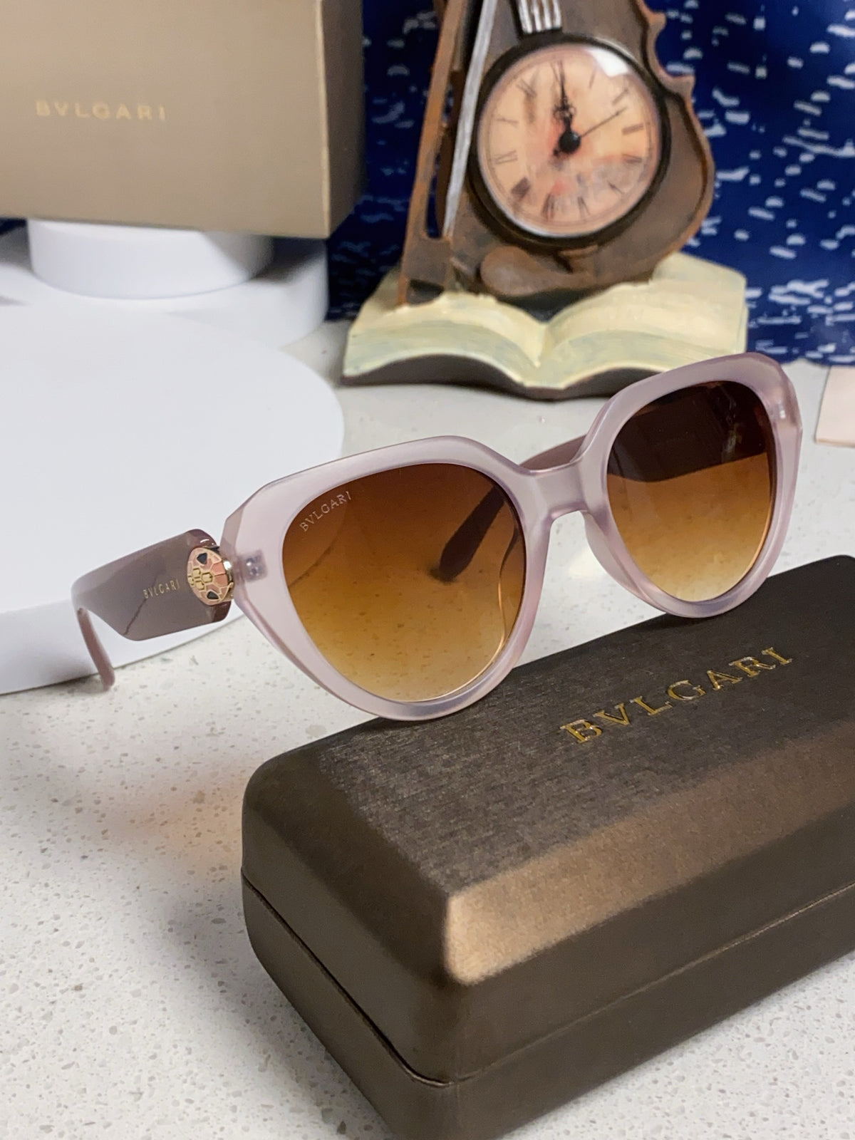 Bottega Veneta Metal Round Brown Lens Sunglasses for Men & Women - 487965 - detail image 9