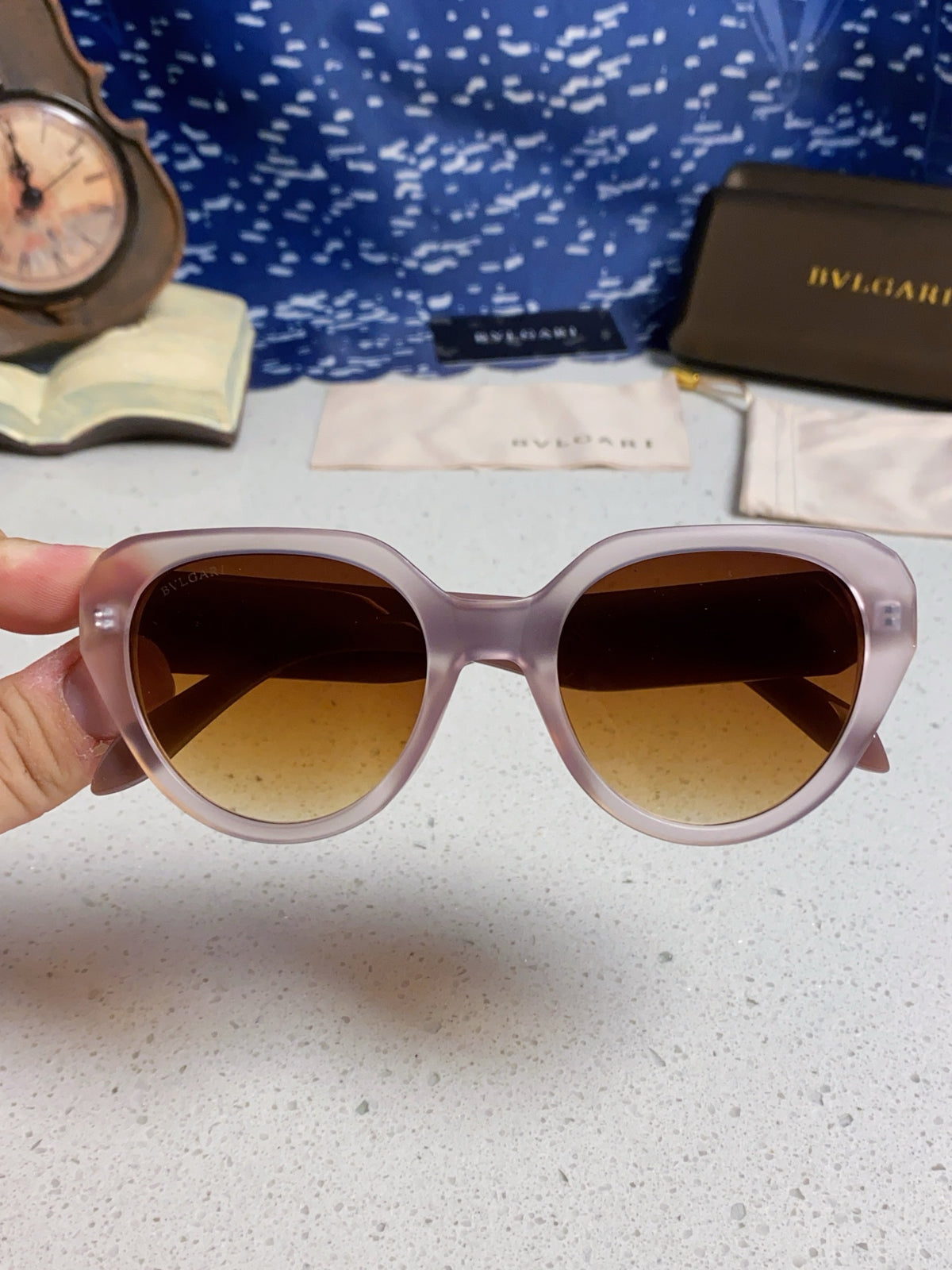 Bottega Veneta Metal Round Brown Lens Sunglasses for Men & Women - 432901 - detail image 4
