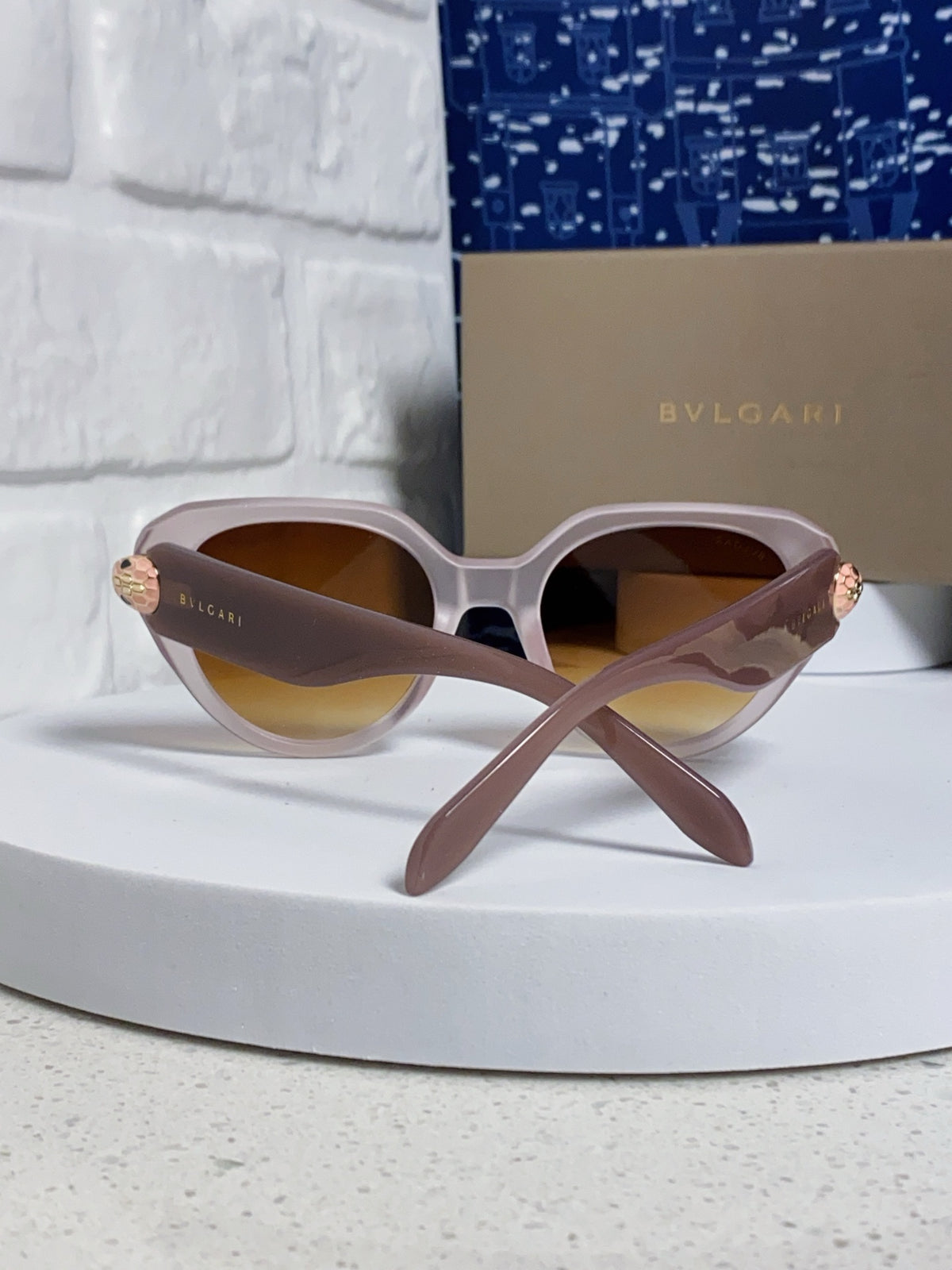 Bottega Veneta Metal Round Brown Lens Sunglasses for Men & Women - 432901 - detail image 3