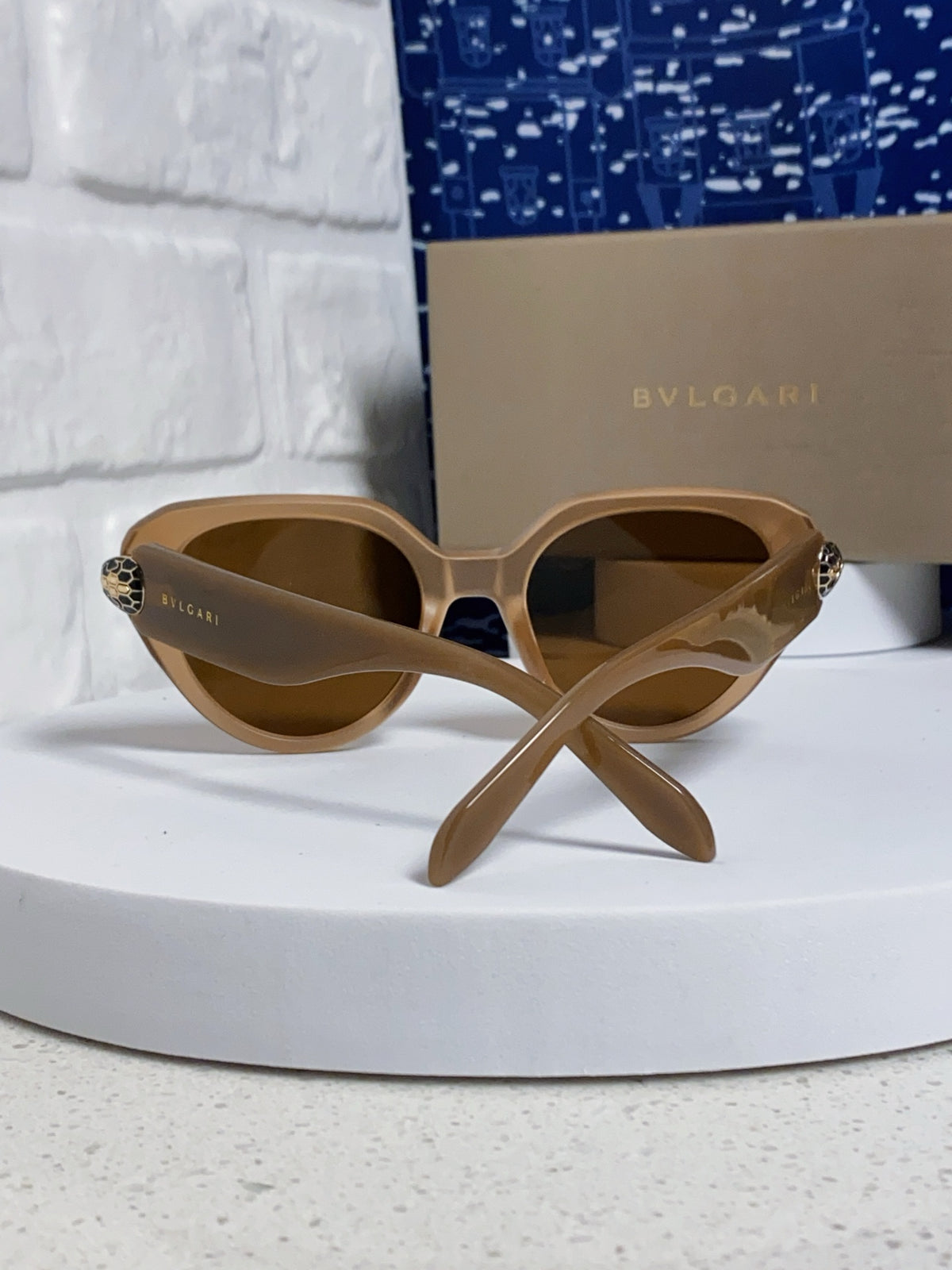 Bottega Veneta Metal Round Brown Lens Sunglasses for Men & Women - 432902 - detail image 3