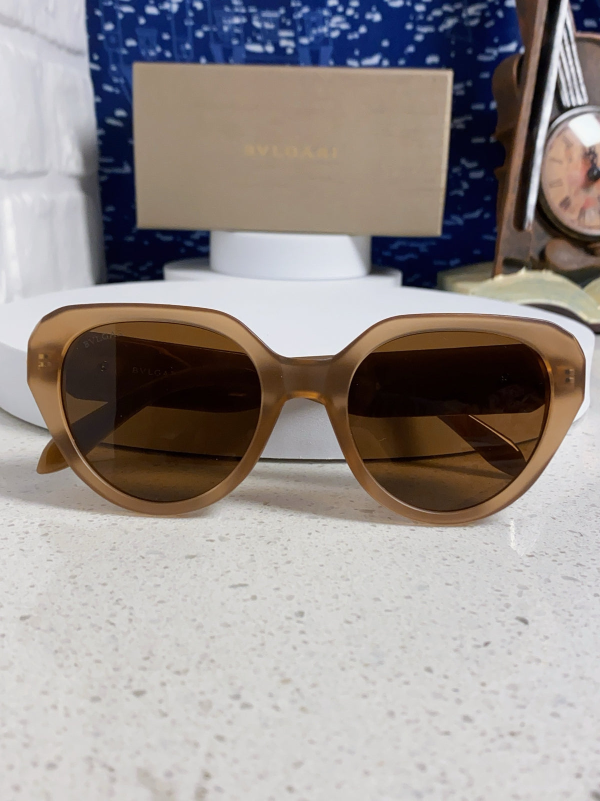 Bottega Veneta Metal Round Brown Lens Sunglasses for Men & Women - 432902 - detail image 8
