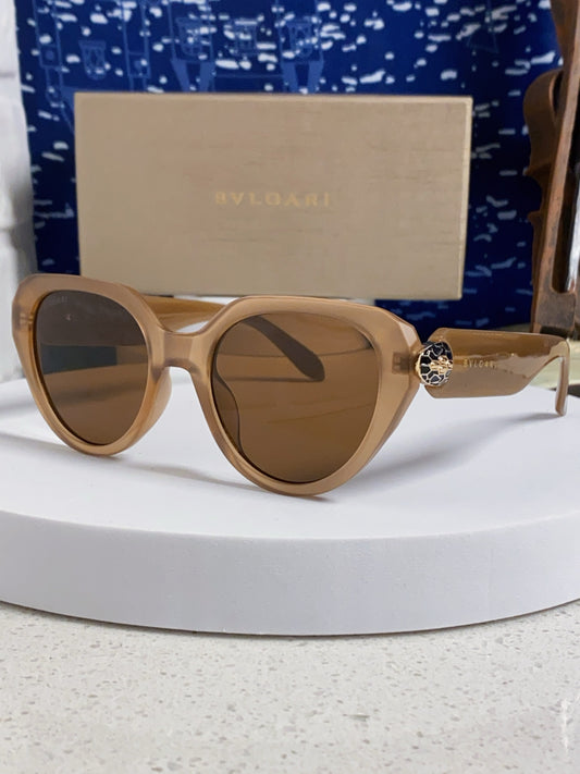 Bottega Veneta Metal Round Brown Lens Sunglasses for Men & Women - 432902