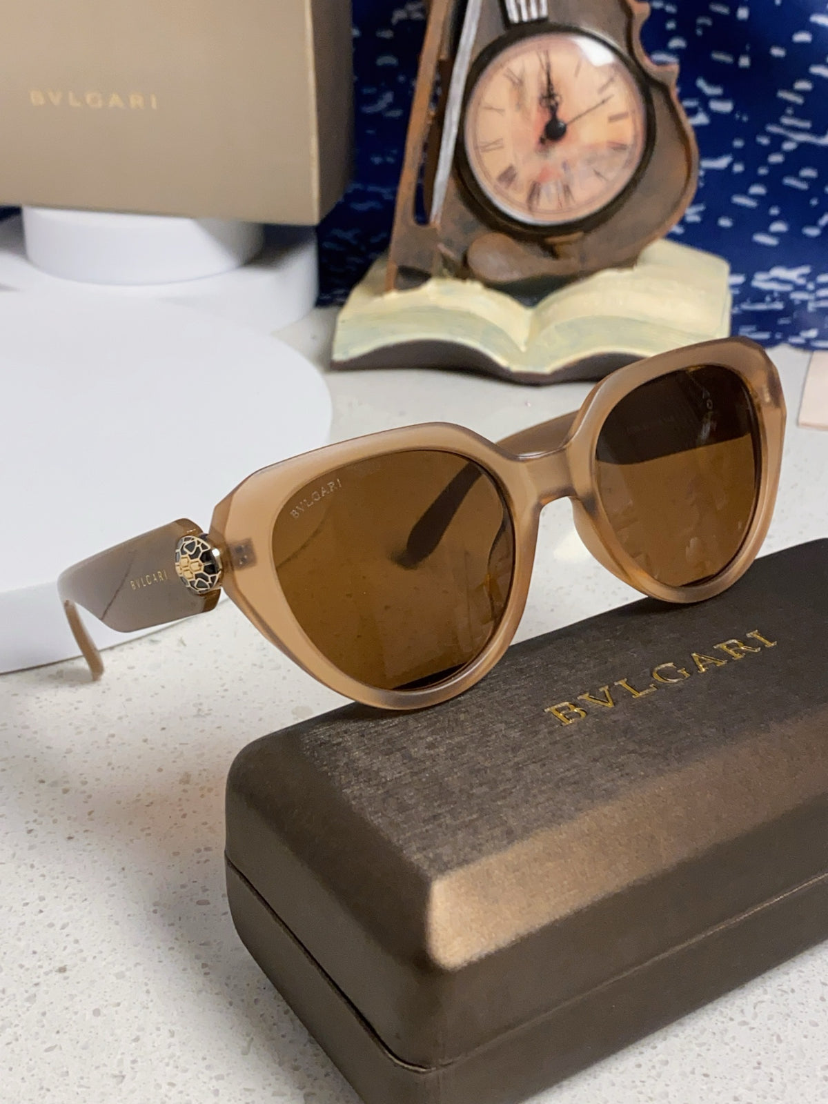 Bottega Veneta Metal Round Brown Lens Sunglasses for Men & Women - 432902 - detail image 9