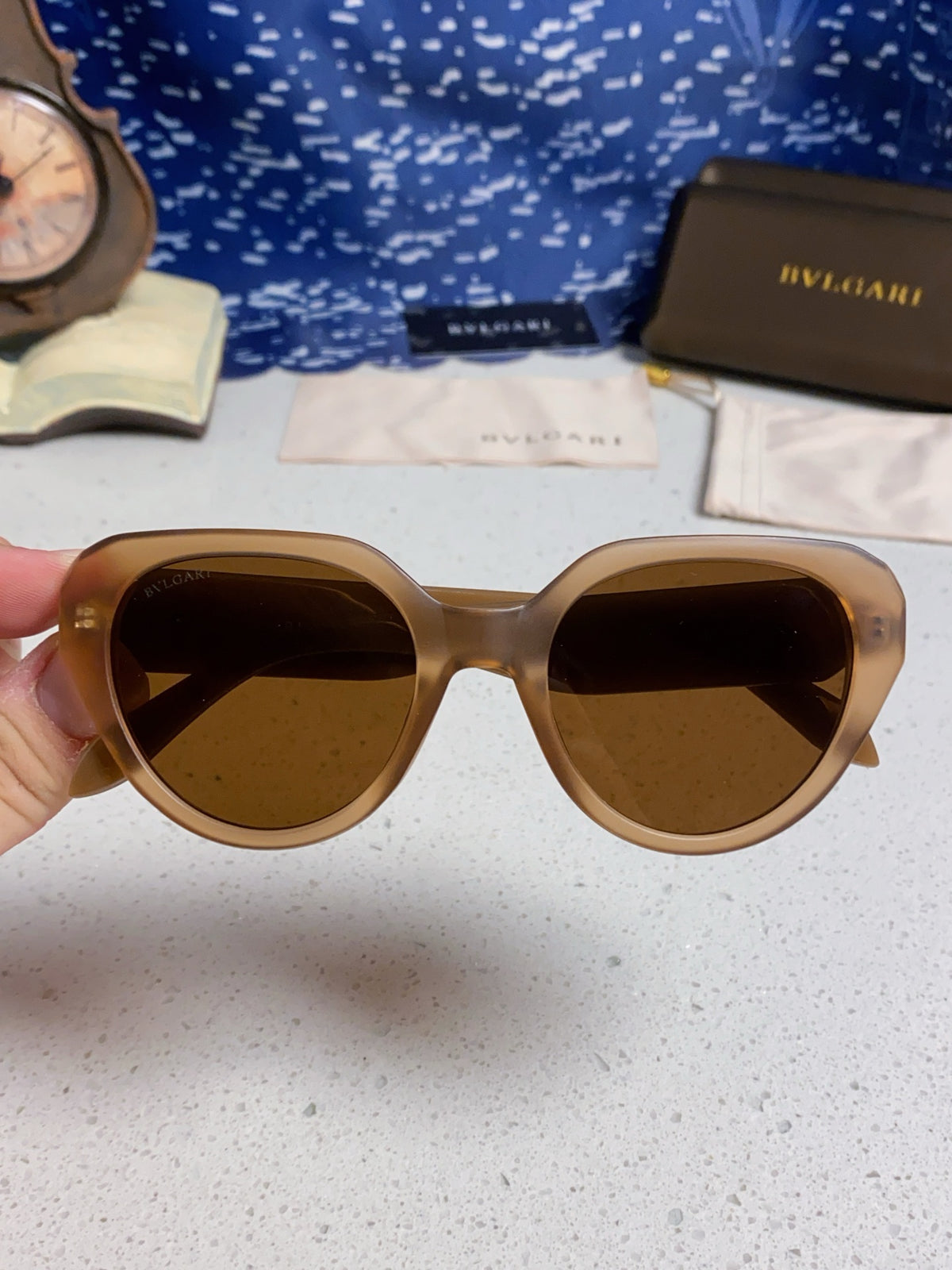 Bottega Veneta Metal Round Brown Lens Sunglasses for Men & Women - 432902 - detail image 4