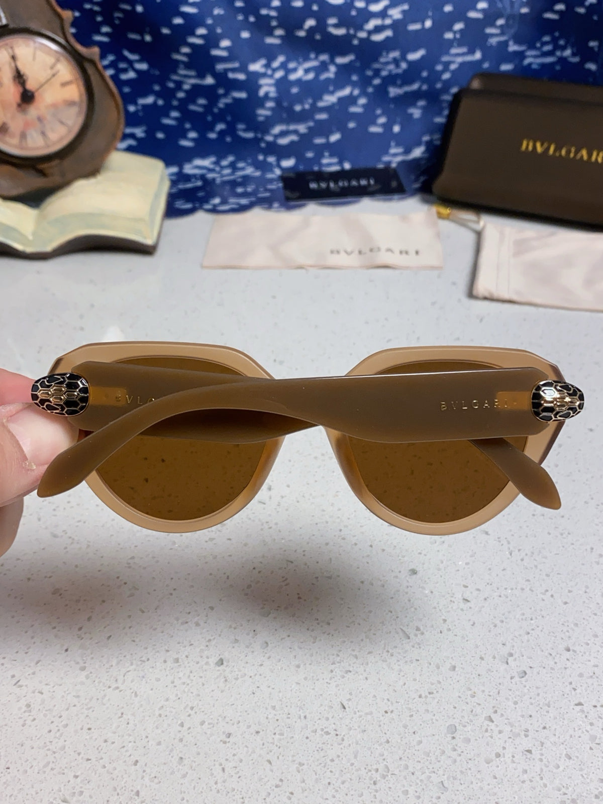 Bottega Veneta Metal Round Brown Lens Sunglasses for Men & Women - 432902 - detail image 5