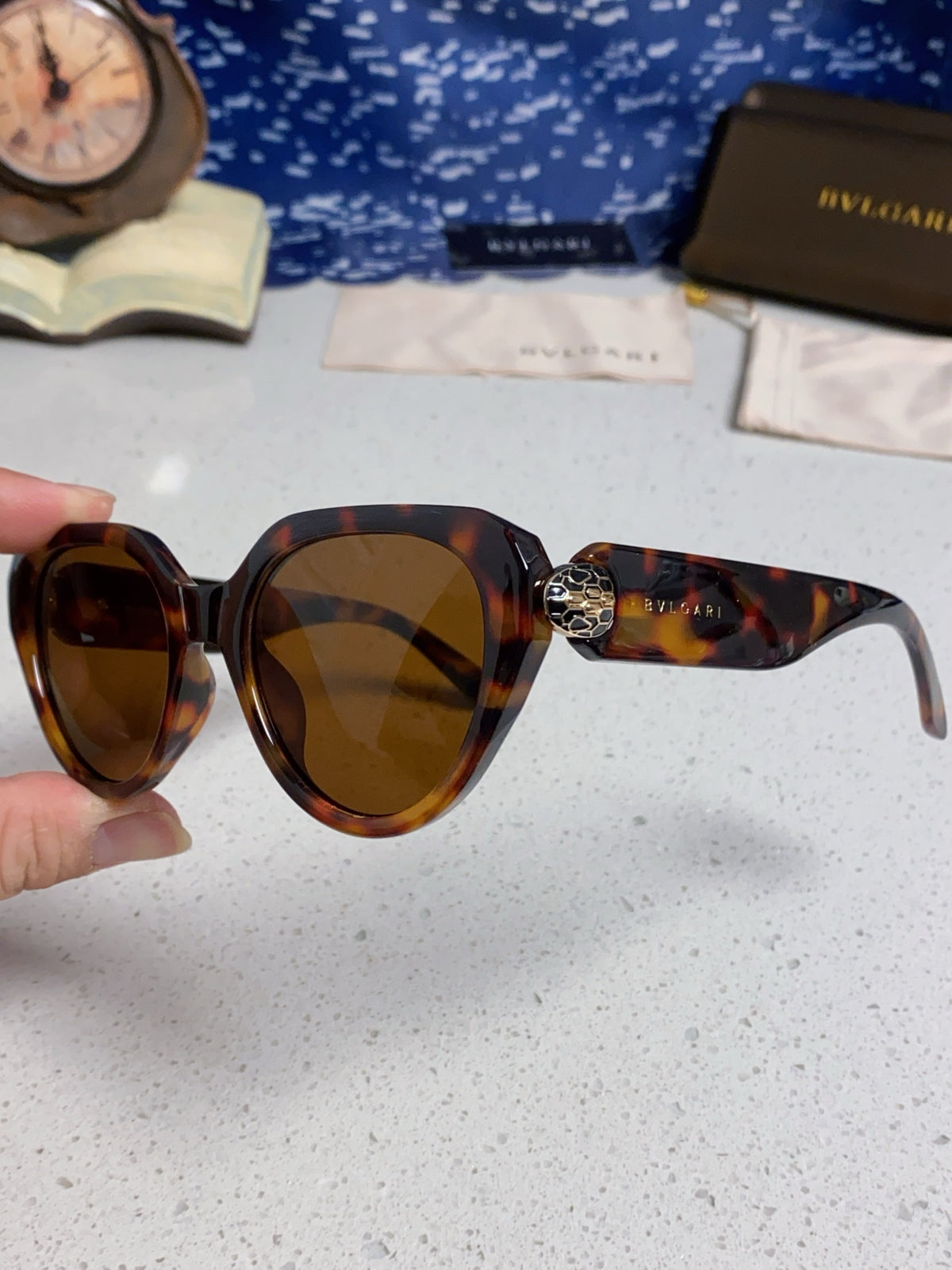 Bottega Veneta Metal Round Brown Lens Sunglasses for Men & Women - 432905 - detail image 6