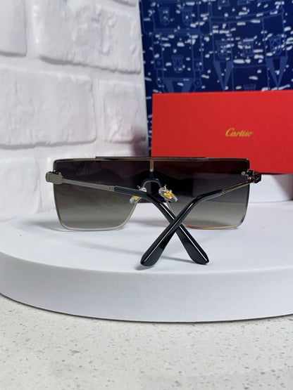 Cartier Fashion Black Lens Sunglasses for Men - detail image 2