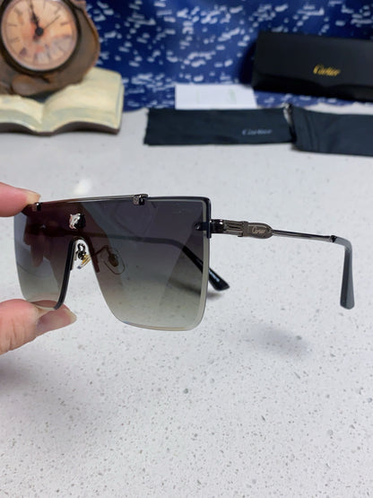 Cartier Fashion Gray Lens Sunglasses for Men - detail image 6