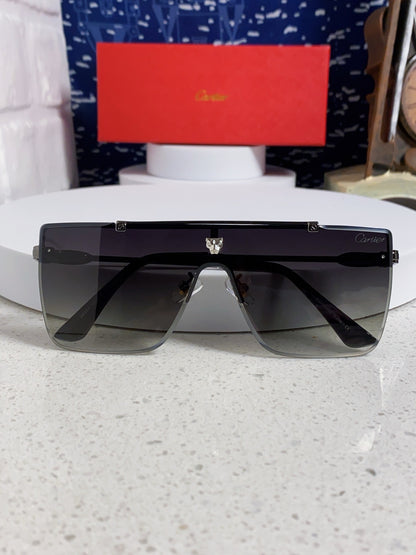 Cartier Fashion Gray Lens Sunglasses for Men - detail image 9
