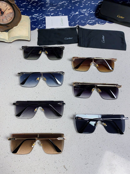 Cartier Fashion Silver Lens Sunglasses for Men - detail image 11