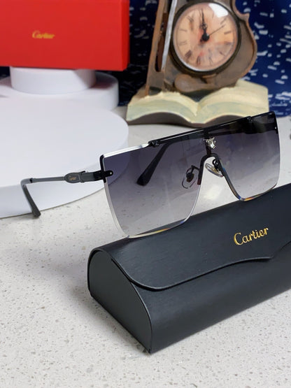 Cartier Fashion Silver Lens Sunglasses for Men - 432380 - detail image 10
