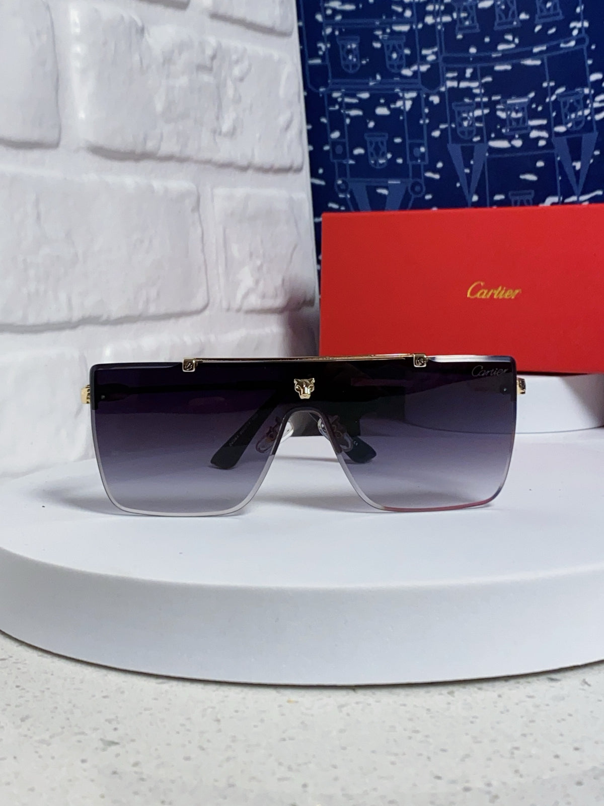 Cartier Fashion Purple Lens Sunglasses for Men - 358579 - detail image 2