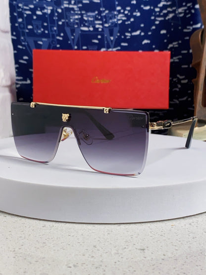 Cartier Fashion Purple Lens Sunglasses for Men - 358579