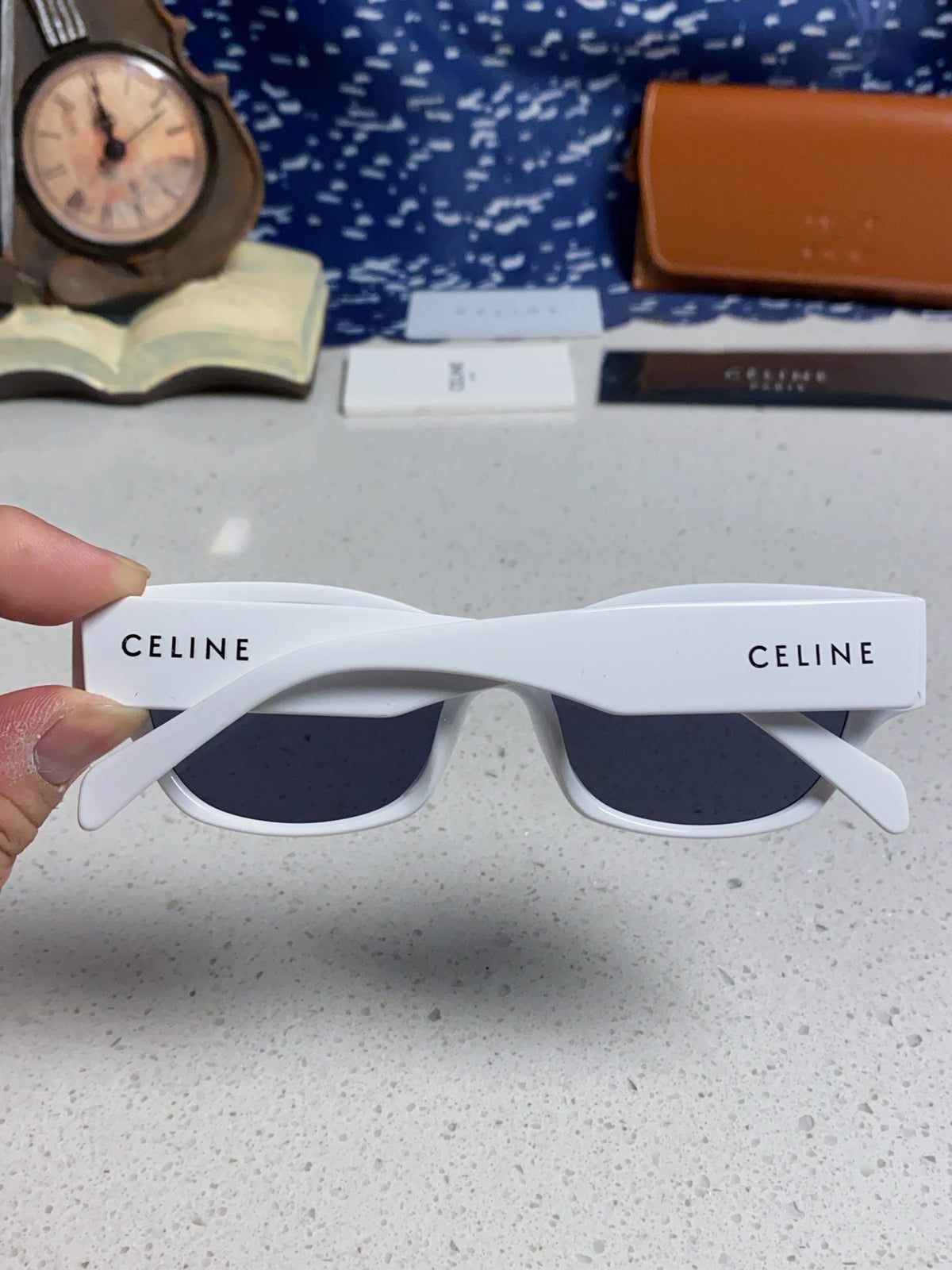 Celine Fashion Blue Lens Sunglasses for Men & Women - 358285 - detail image 5