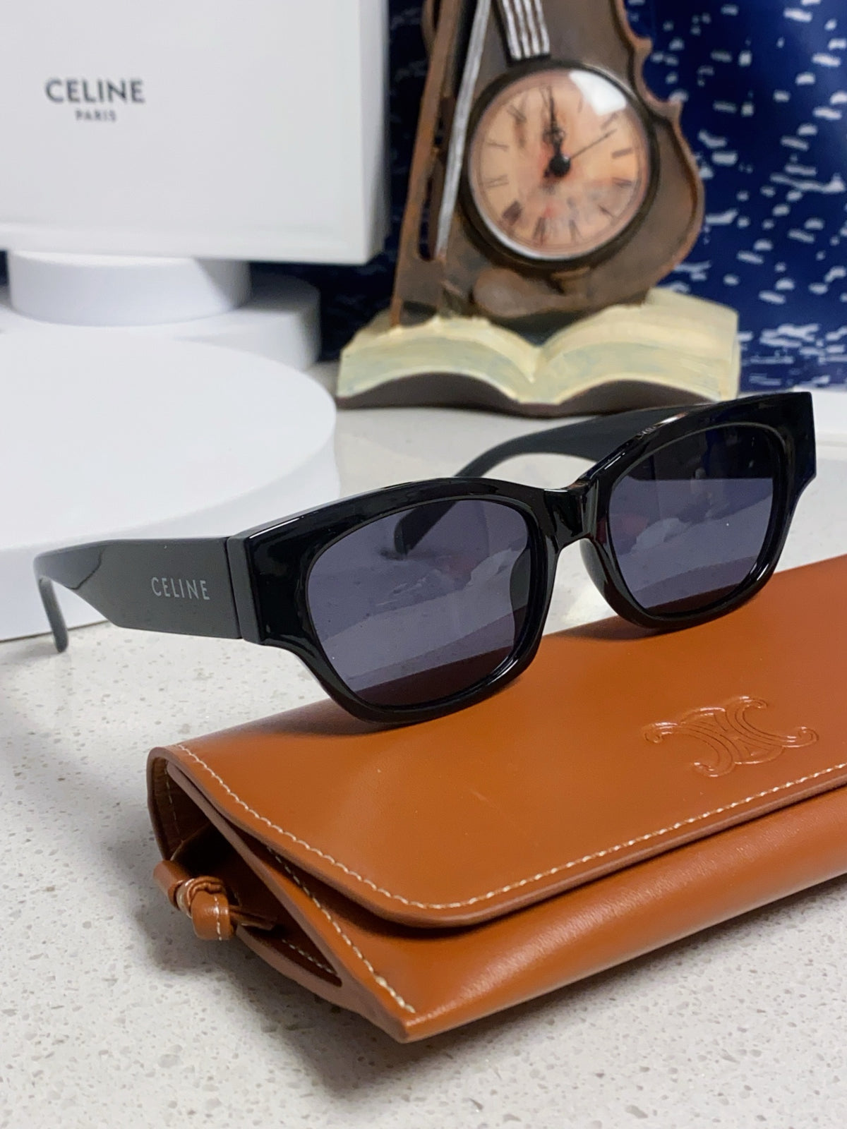 Celine Fashion Black Lens Sunglasses for Men & Women - 358288 - detail image 10