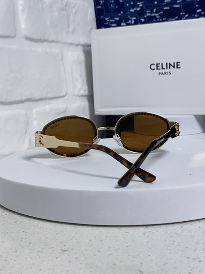 Celine Round Brown Lens Sunglasses for Men & Women - 358289 - detail image 3