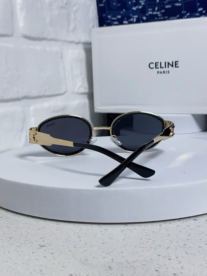 Celine Round Blue Lens Sunglasses for Men & Women - detail image 3