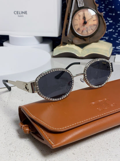 Celine Round Silver Lens Sunglasses for Men & Women - detail image 10