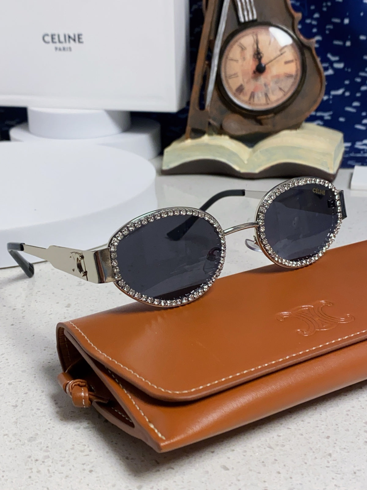Celine Round Silver Lens Sunglasses for Men & Women - 358291 - detail image 10