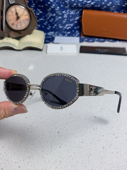 Celine Round Silver Lens Sunglasses for Men & Women - detail image 6