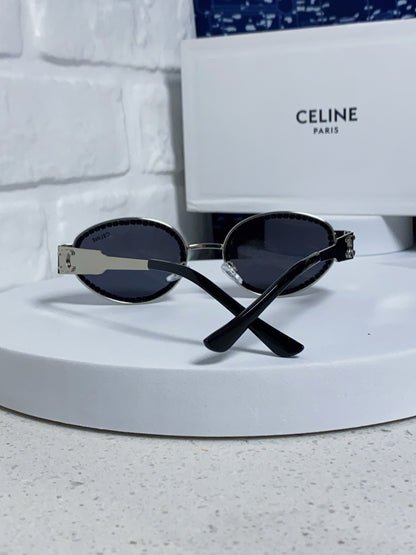 Celine Round Silver Lens Sunglasses for Men & Women - detail image 3