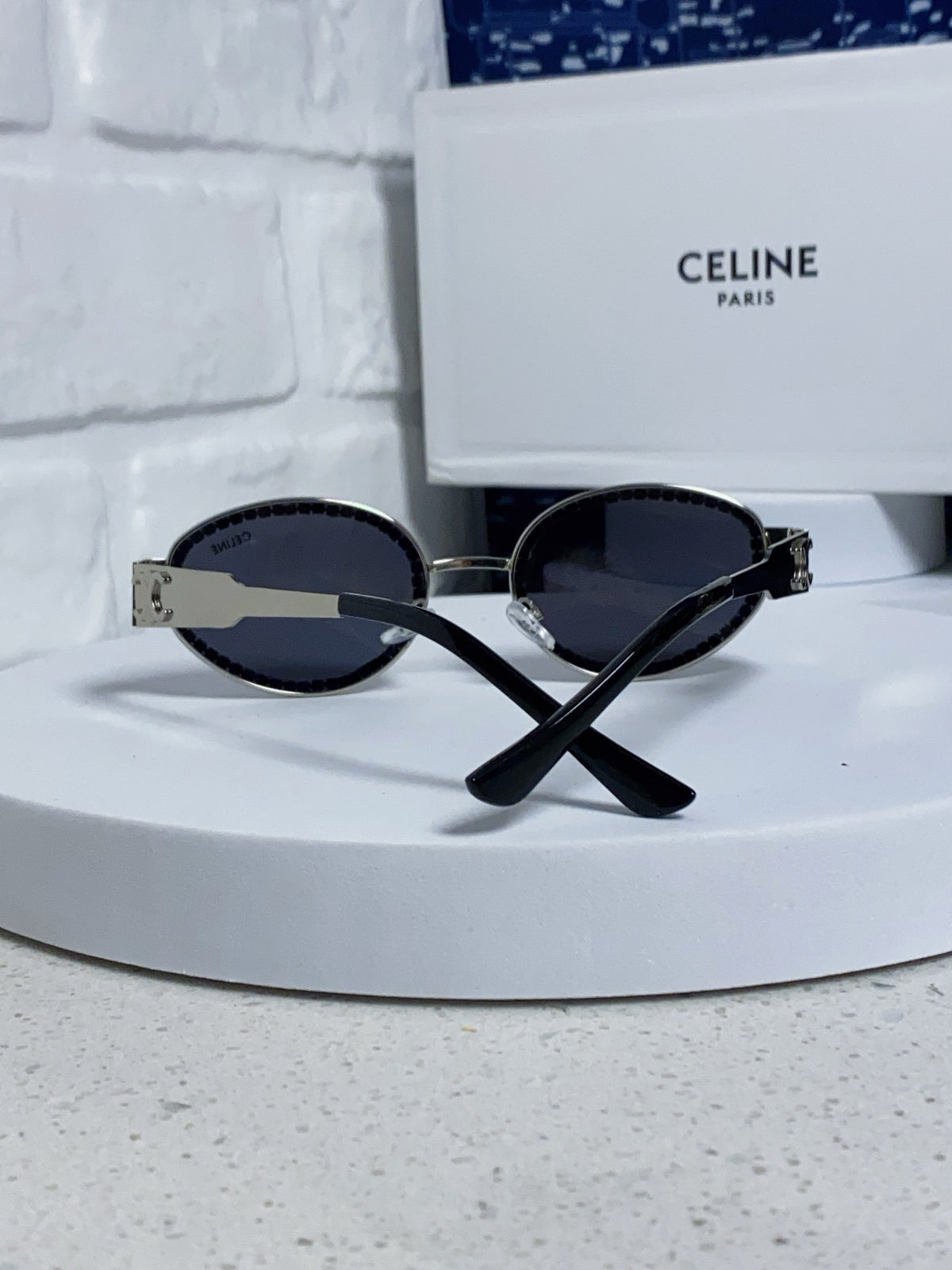 Celine Round Silver Lens Sunglasses for Men & Women - 358291 - detail image 3