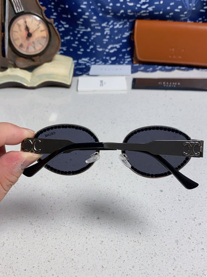 Celine Round Silver Lens Sunglasses for Men & Women - 431995 - detail image 5
