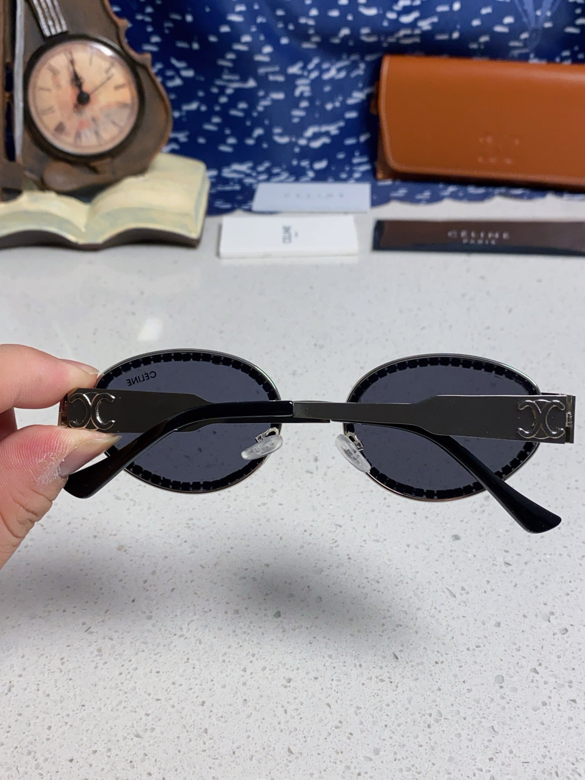 Celine Round Silver Lens Sunglasses for Men & Women - 358291 - detail image 5