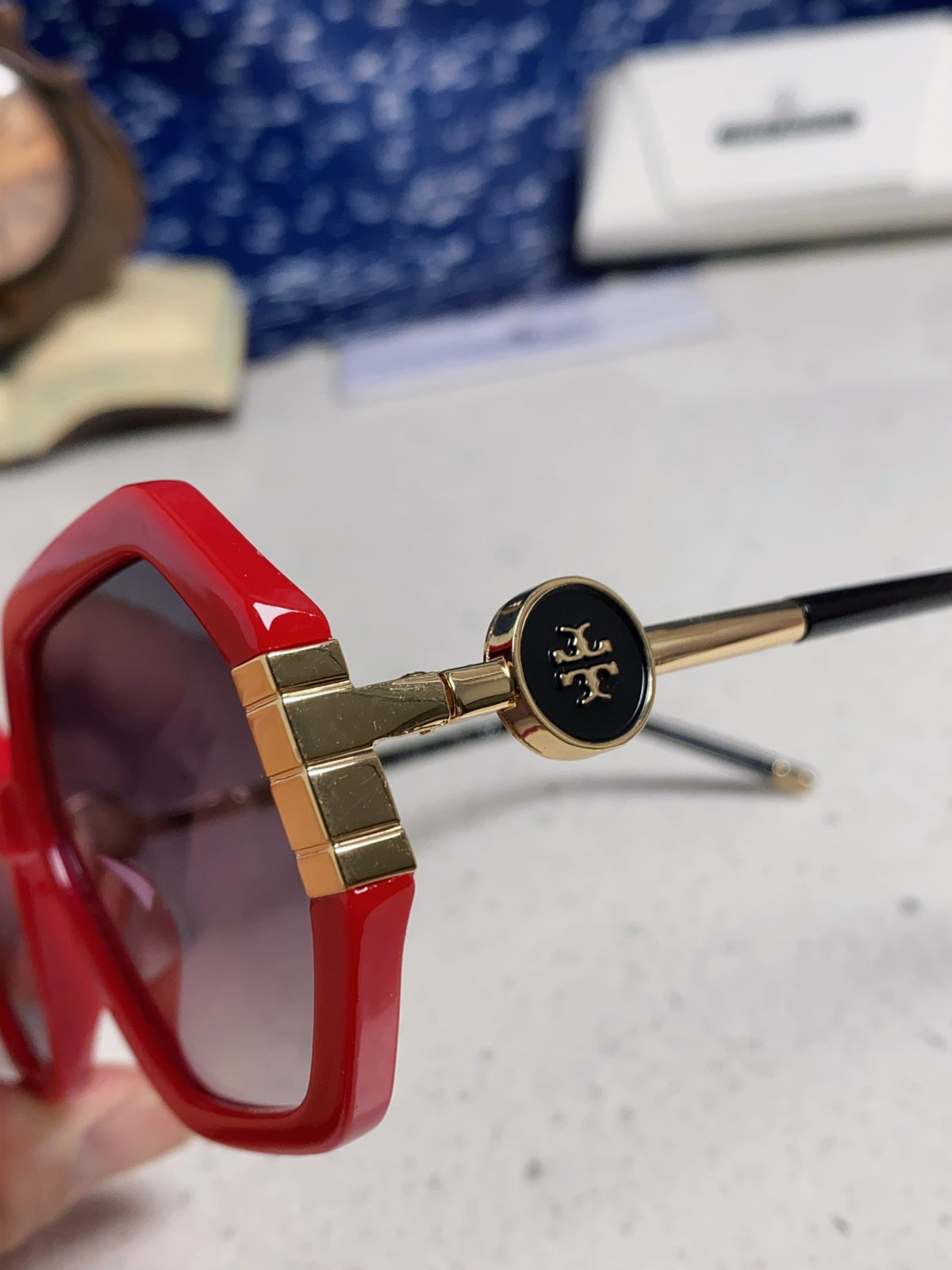 Burberry Fashion Red Lens Sunglasses for Men & Women - detail image 7