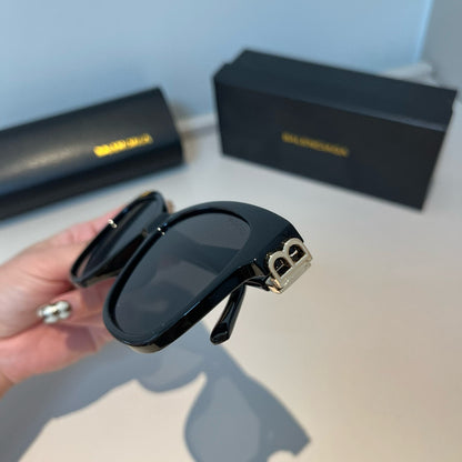 Balenciaga Folding Square Black Lens Sunglasses for Men & Women - 998340 - detail image 6