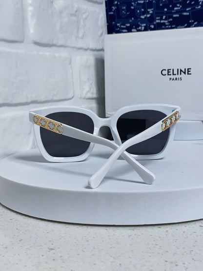 Celine Square Black Lens Sunglasses for Men & Women - 372021 - detail image 3