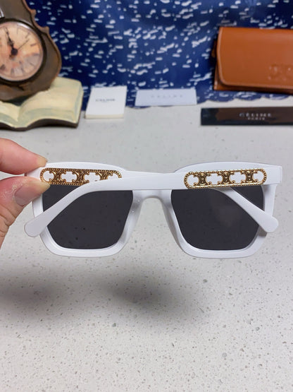 Celine Square Black Lens Sunglasses for Men & Women - 372021 - detail image 5