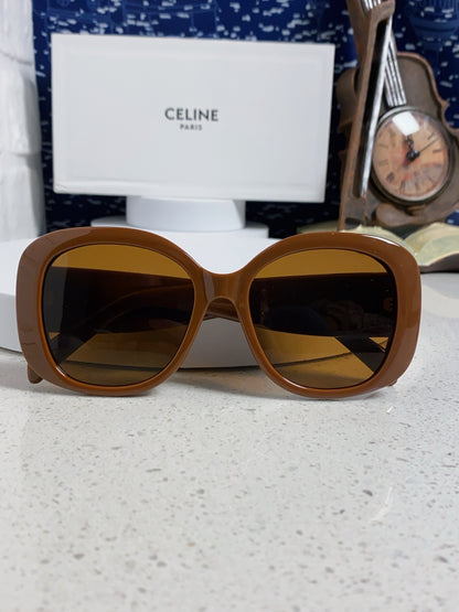 Celine Oversized Brown Lens Sunglasses for Men & Women - 934649 - detail image 8