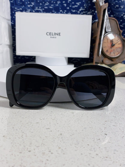 Celine Oversized Black Lens Sunglasses for Men & Women - 372017 - detail image 8