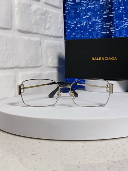 Balenciaga Metal Rectangular Red Lens Sunglasses for Men & Women - detail image 2