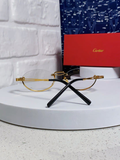 Cartier Lightweight Rimless Silver Lens Sunglasses for Men & Women - 382793 - detail image 3