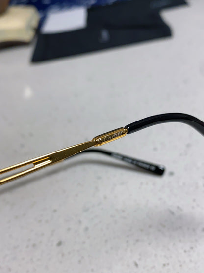 Cartier Lightweight Rimless Blue Lens Sunglasses for Men & Women - 382797 - detail image 8