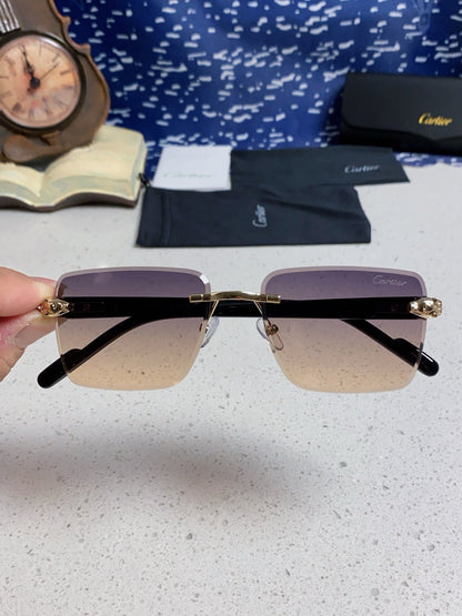 Cartier Fashion Silver Lens Sunglasses for Men & Women - 382801 - detail image 4