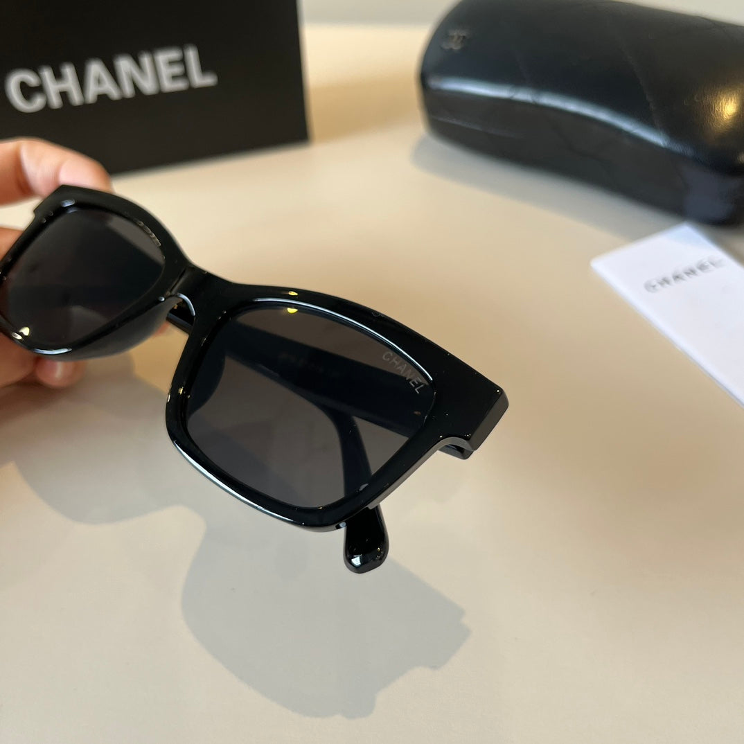 Chanel Square Black Lens Sunglasses for Men & Women - 493476 - detail image 9