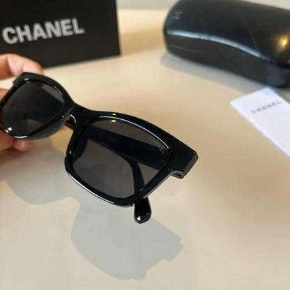 Chanel Square Black Lens Sunglasses for Men & Women - 493476 - detail image 9