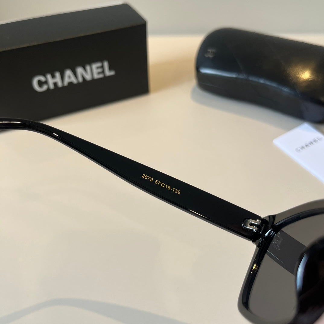 Chanel Square Black Lens Sunglasses for Men & Women - 493476 - detail image 6