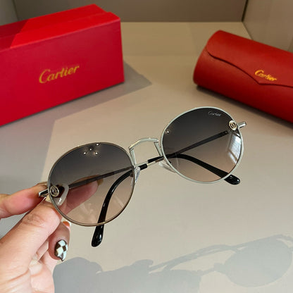 Cartier Metal Fashion Gold Lens Sunglasses for Men & Women - 935087 - detail image 6