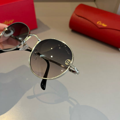 Cartier Metal Fashion Gold Lens Sunglasses for Men & Women - 935087 - detail image 5