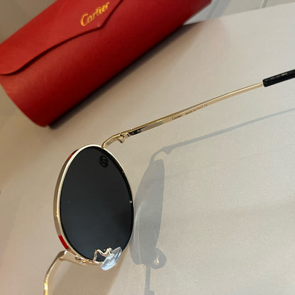 Cartier Metal Fashion Gold Lens Sunglasses for Men & Women - 935088 - detail image 7