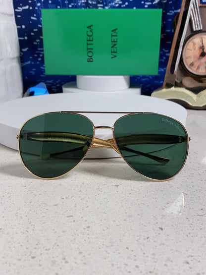 Bottega Veneta Metal Aviator Gold Lens Sunglasses for Men & Women - 416428 - detail image 9