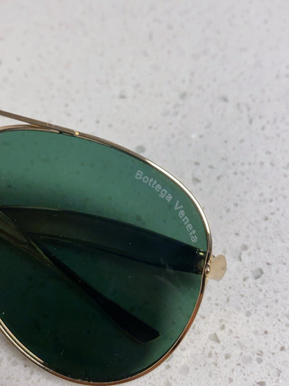 Bottega Veneta Metal Aviator Gold Lens Sunglasses for Men & Women - 867249 - detail image 7
