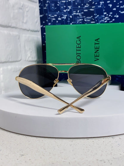 Bottega Veneta Metal Aviator Red Lens Sunglasses for Men & Women - 867250 - detail image 3