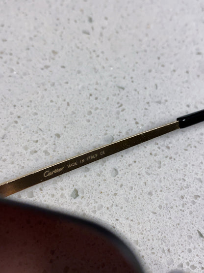 Cartier Lightweight Rimless Blue Lens Sunglasses for Men & Women - 449479 - detail image 8
