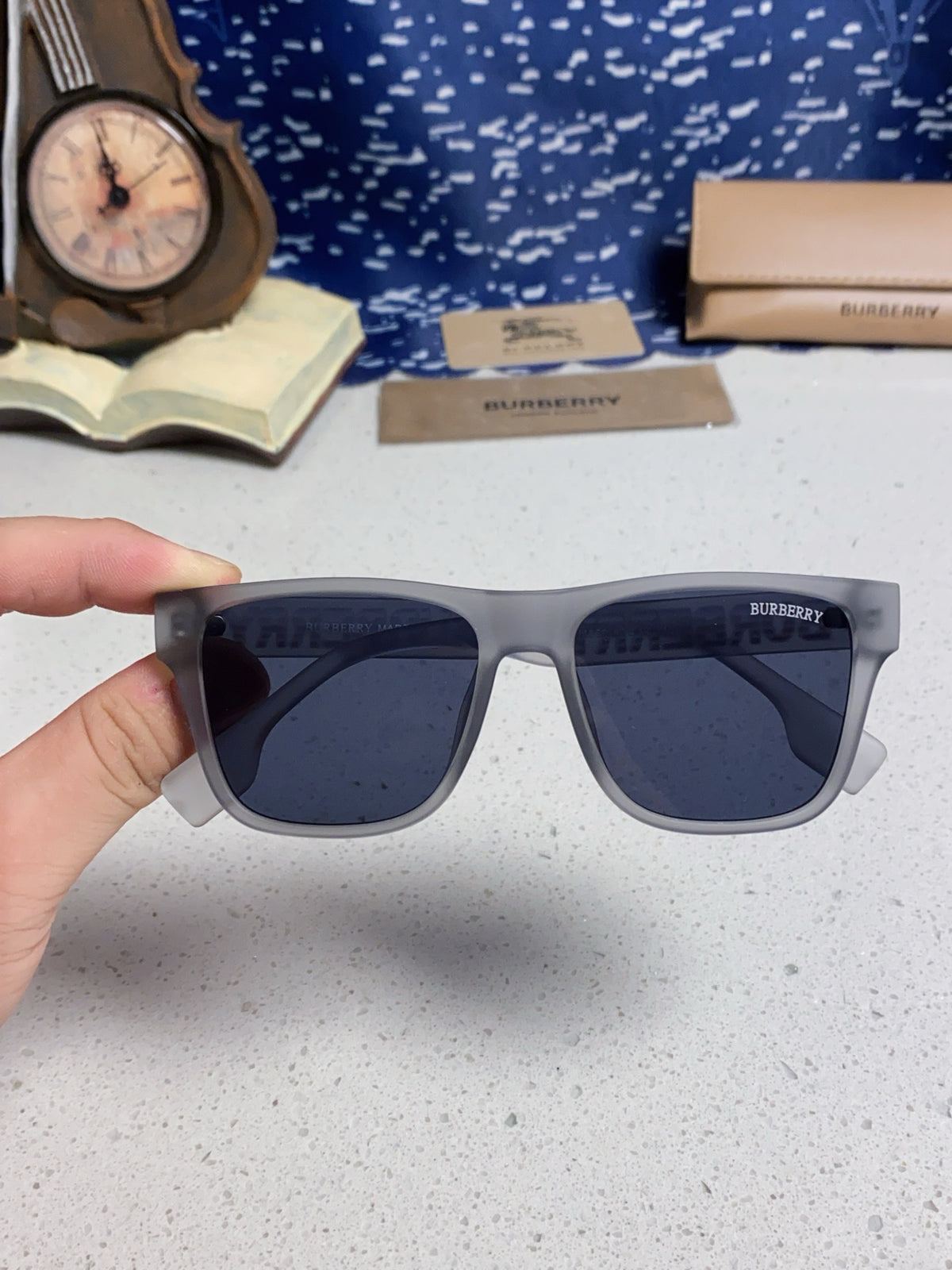 Burberry Fashion Blue Lens Sunglasses for Men & Women - 432511 - detail image 4