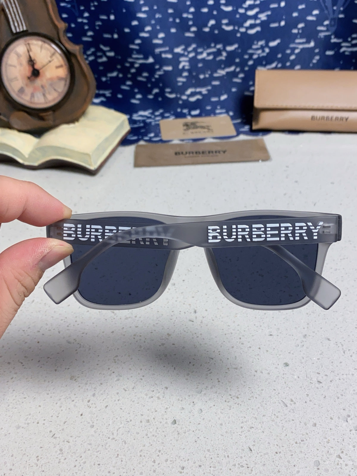 Burberry Fashion Blue Lens Sunglasses for Men & Women - 432511 - detail image 5
